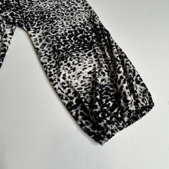 Anne Klein Women's 1X Black Gray 3/4 Sleeve Blouse - Picture 5 of 12